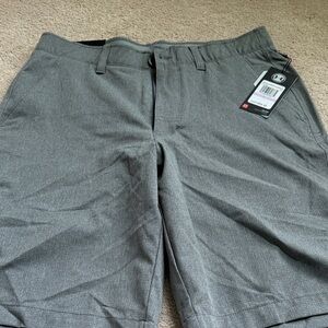 Under Armour Men's Charcoal Flat Front Shorts